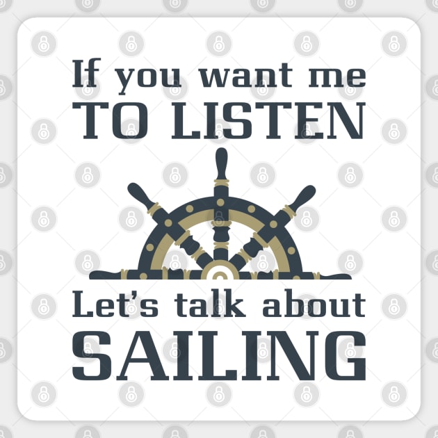 Talk About Sailing Sticker by LuckyFoxDesigns